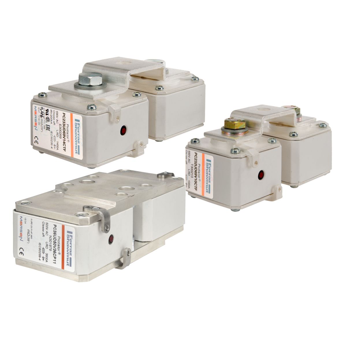 F300270 - PROTISTOR® SB aR, metric threaded holes, TTF, sz.2.33, 690VAC IEC, 1600A